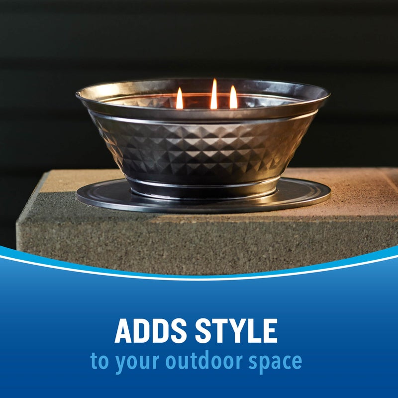 Cutter Outdoor Scented Candle Citronella and Mint Scent Brings Glow and Ambiance to Your Outdoor Space  20 Ounces - Image 5